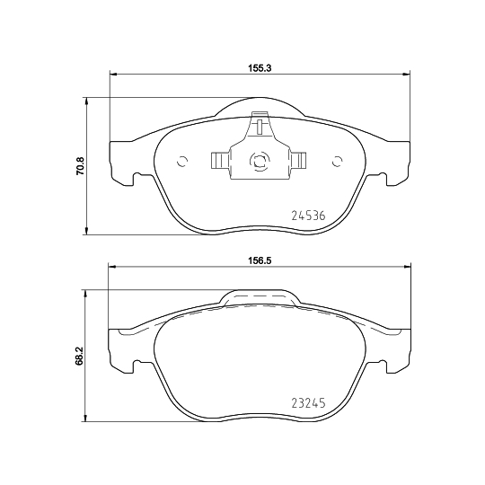 8DB 355 013-241 - Brake Pad Set, disc brake 