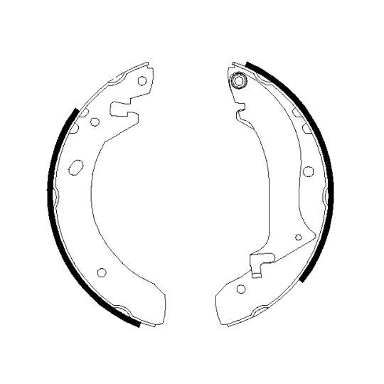 8DB 355 001-901 - Brake Shoe Set 