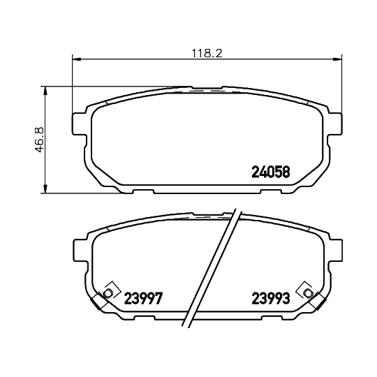 8DB 355 010-871 - Brake Pad Set, disc brake 