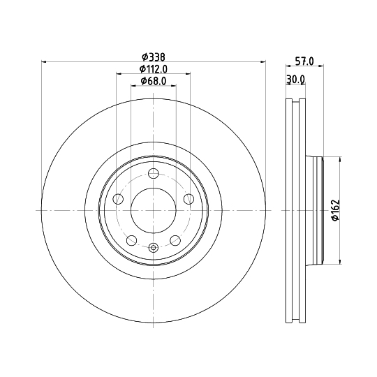 8DD 355 125-171 - Brake Disc 