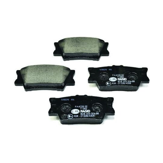 8DB 355 006-881 - Brake Pad Set, disc brake 