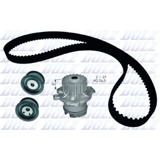 KD140 - Timing Belt Set 