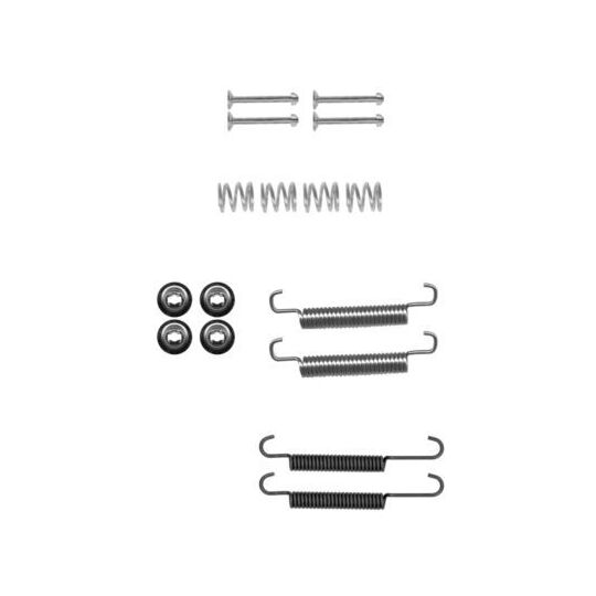 8DZ 355 202-031 - Tillbehörssats, bromsbackar, parkeringsbroms 