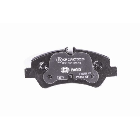 8DB 355 025-161 - Brake Pad Set, disc brake 