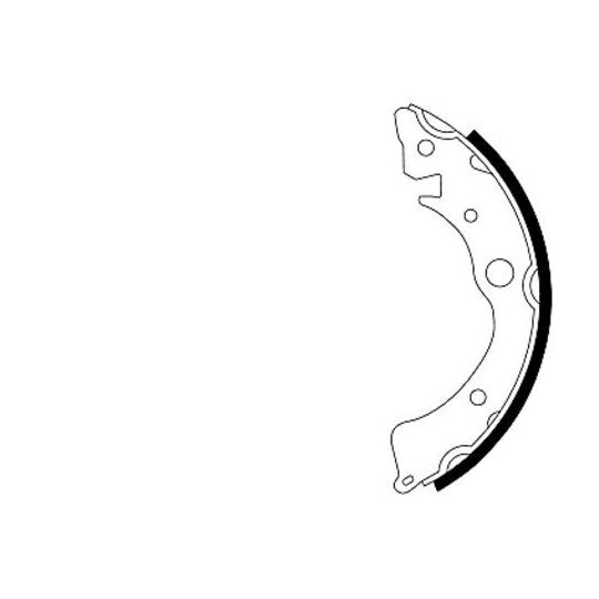 8DB 355 000-791 - Brake Shoe Set 