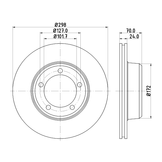 8DD 355 103-161 - Brake Disc 