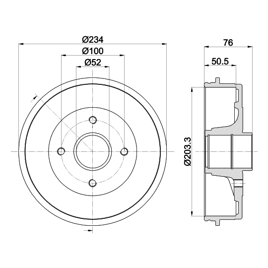 8DT 355 300-611 - Piduritrummel 