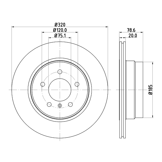 8DD 355 128-761 - Brake Disc 