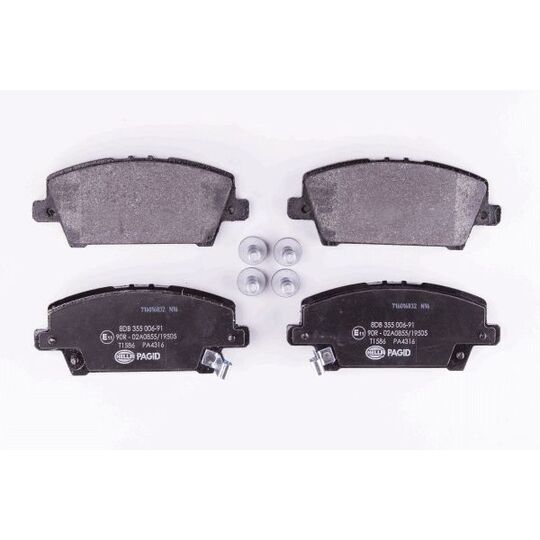 8DB 355 006-911 - Brake Pad Set, disc brake 