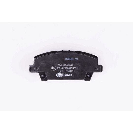 8DB 355 006-911 - Brake Pad Set, disc brake 