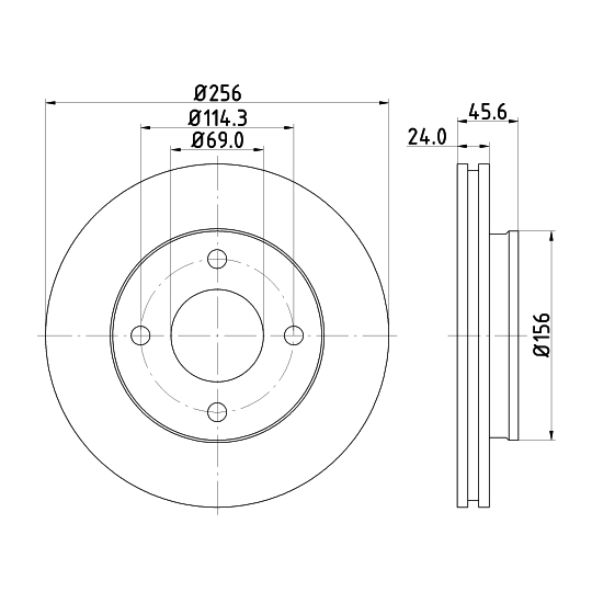 8DD 355 111-511 - Brake Disc 