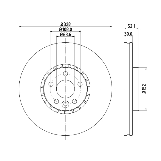 8DD 355 116-181 - Brake Disc 