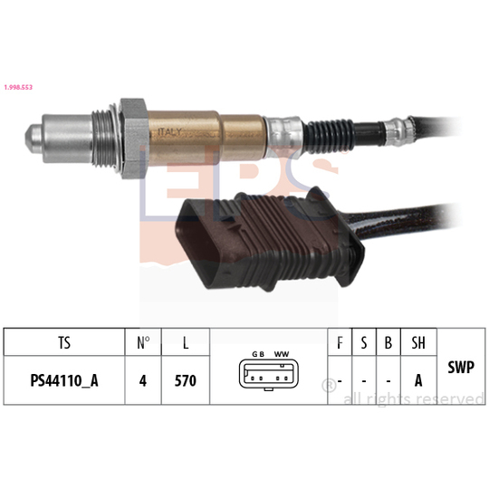 1.998.553 - Lambda Sensor 