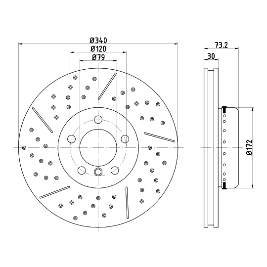 8DD 355 120-821 - Brake Disc 