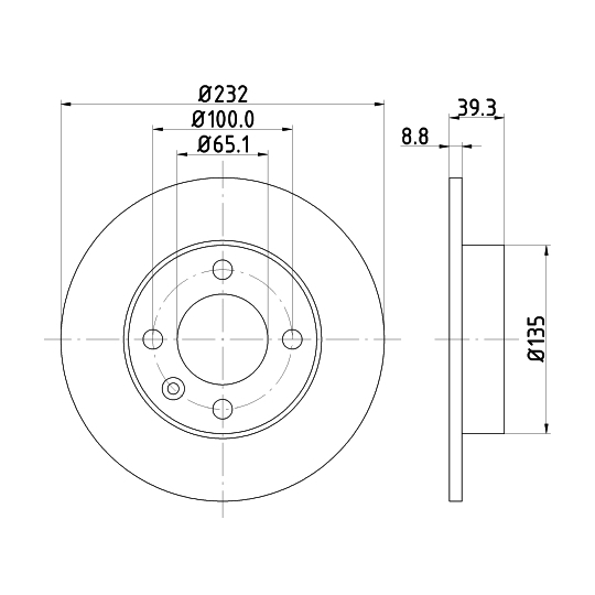 8DD 355 106-681 - Brake Disc 