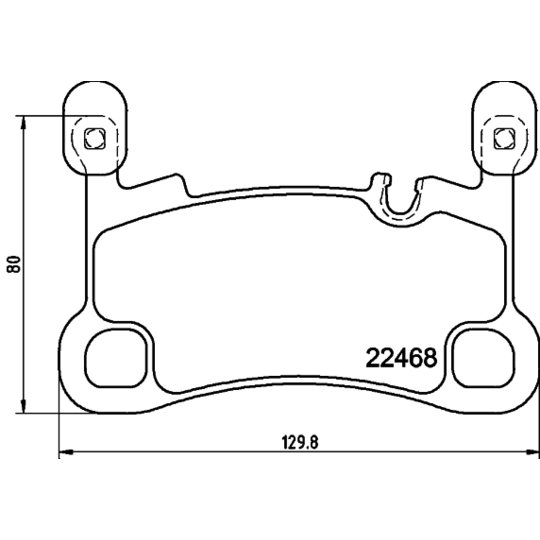 8DB 355 039-111 - Piduriklotsi komplekt,ketaspidur 