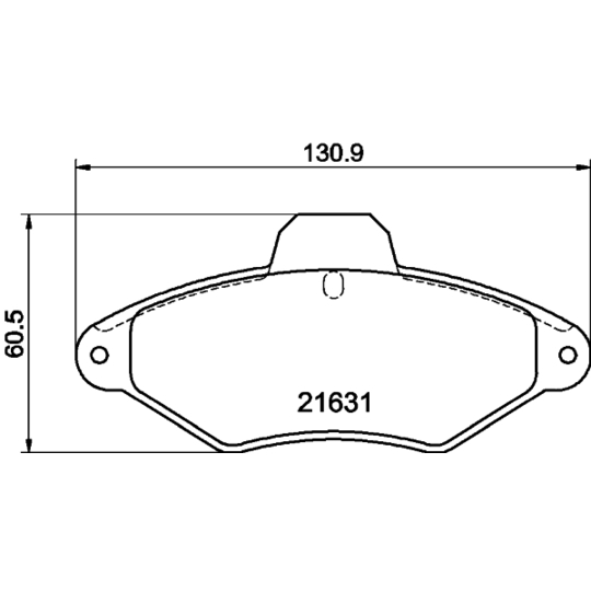 8DB 355 019-201 - Piduriklotsi komplekt,ketaspidur 