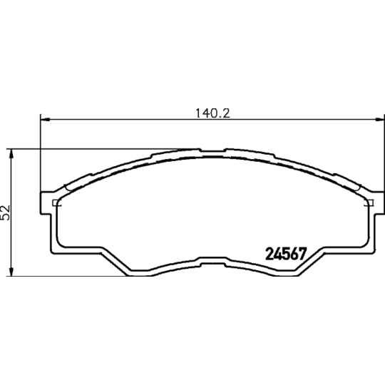 8DB 355 013-471 - Piduriklotsi komplekt,ketaspidur 