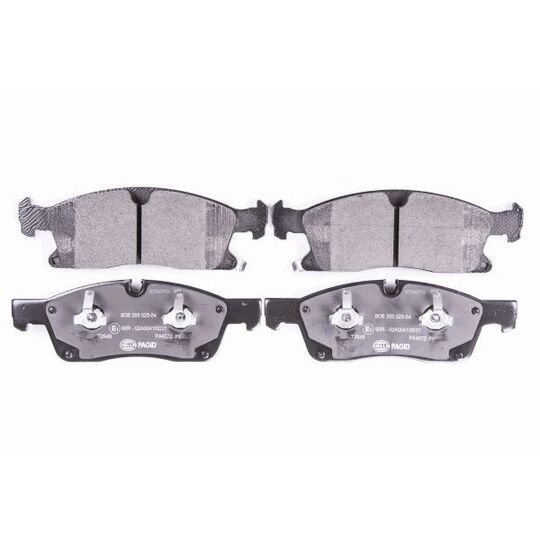 8DB 355 025-541 - Brake Pad Set, disc brake 