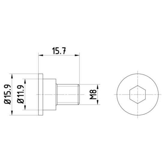 8DZ 355 209-031 - Bolt, brake disc 