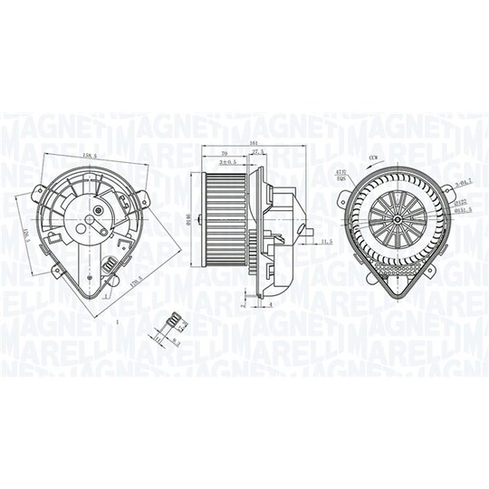 069412403010 - Interior Blower 