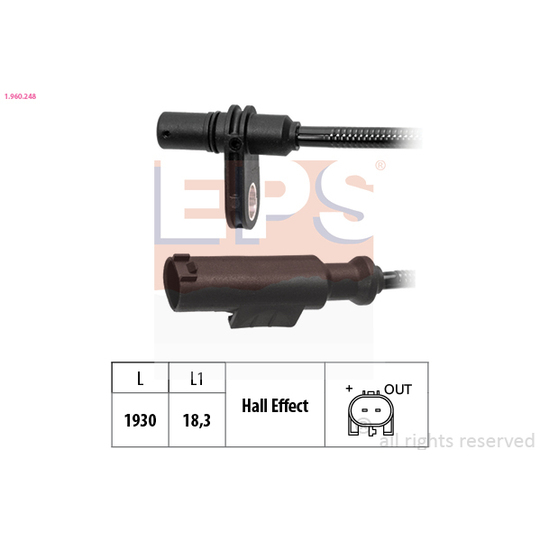 1.960.248 - Sensor, wheel speed 