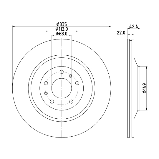 8DD 355 129-801 - Brake Disc 