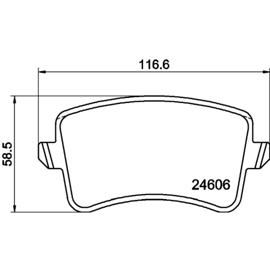 8DB 355 025-381 - Brake Pad Set, disc brake 