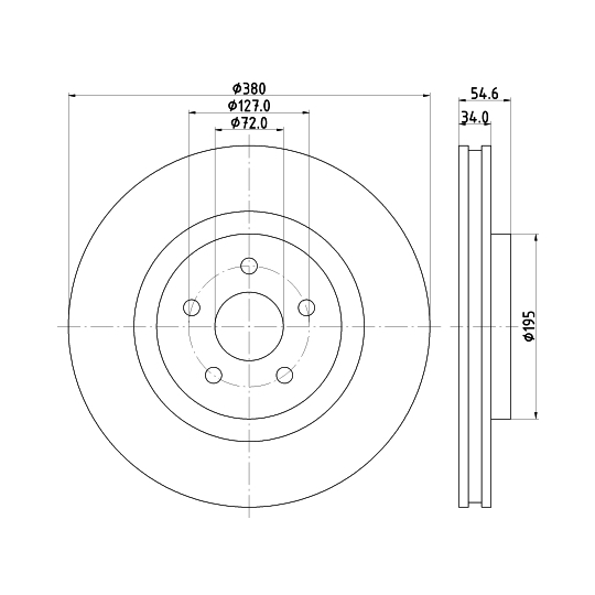 8DD 355 125-131 - Brake Disc 