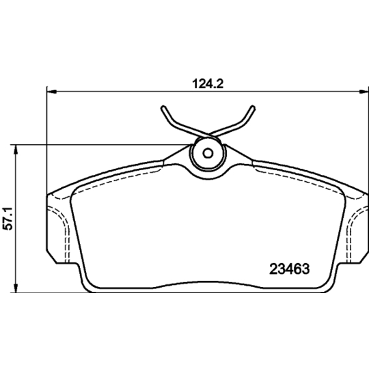 8DB 355 018-441 - Brake Pad Set, disc brake 