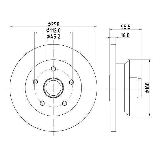 8DD 355 102-361 - Jarrulevy 