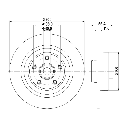 8DD 355 123-321 - Brake Disc 