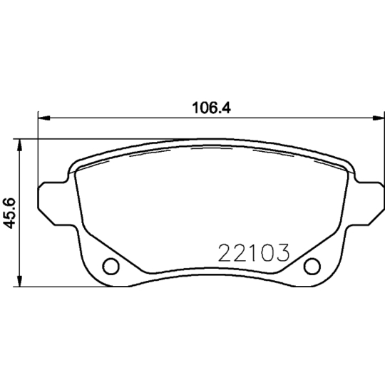 8DB 355 023-211 - Brake Pad Set, disc brake 