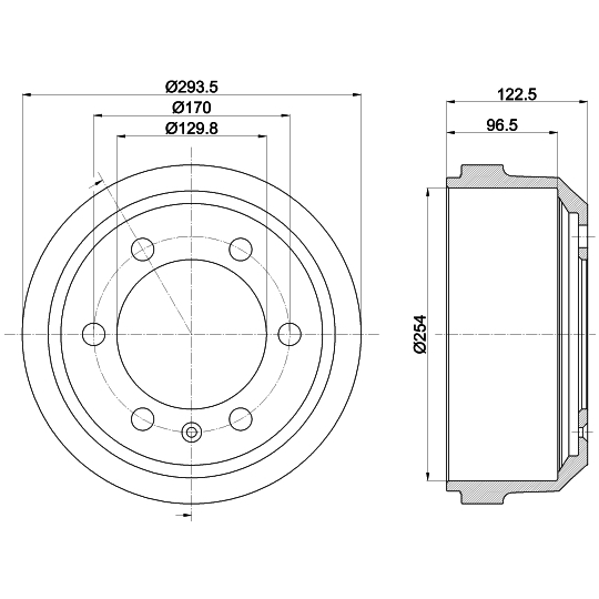 8DT 355 300-091 - Piduritrummel 