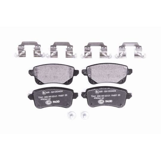 8DB 355 023-211 - Brake Pad Set, disc brake 