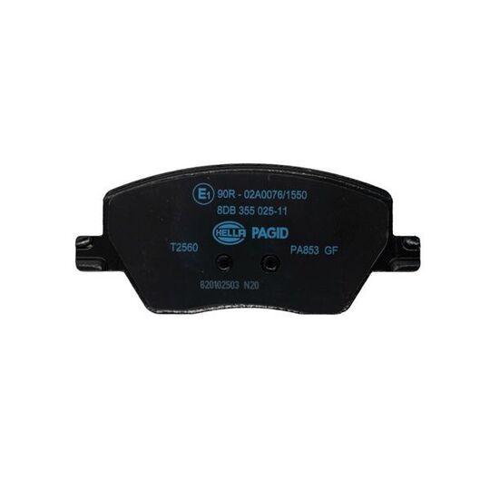 8DB 355 025-111 - Brake Pad Set, disc brake 