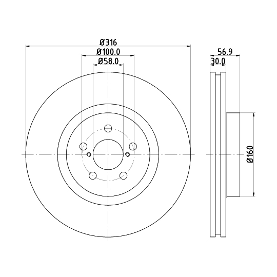 8DD 355 117-921 - Brake Disc 