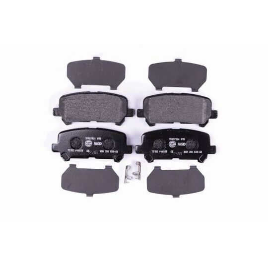 8DB 355 020-601 - Brake Pad Set, disc brake 