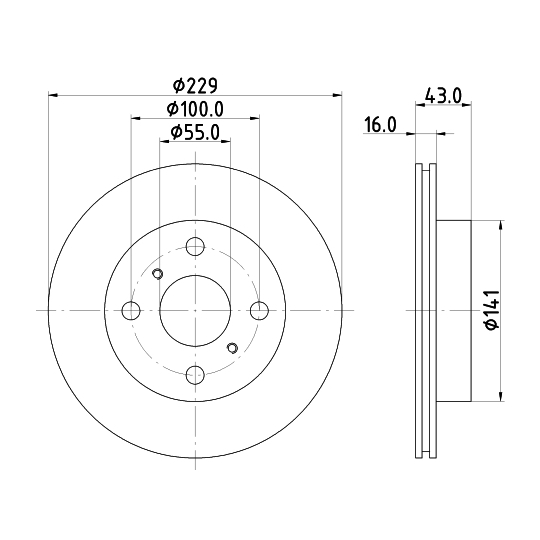 8DD 355 106-631 - Brake Disc 