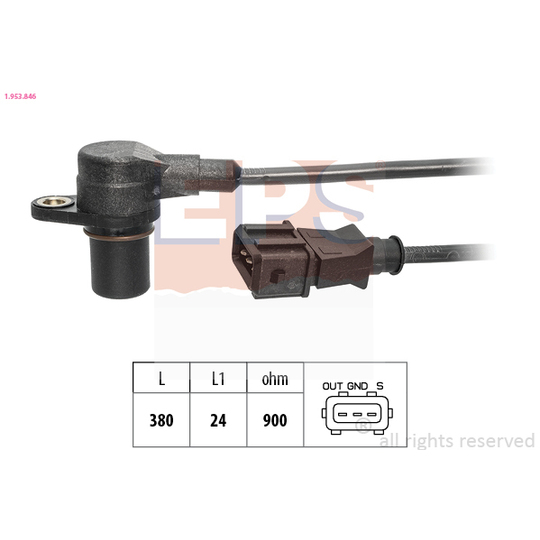 1.953.846 - Sensor, crankshaft pulse 