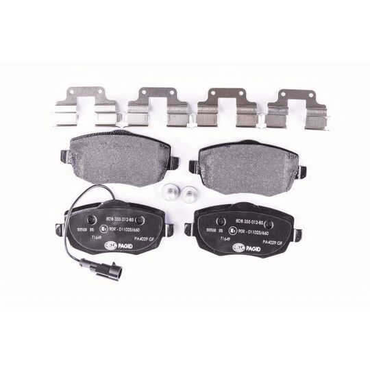 8DB 355 012-851 - Brake Pad Set, disc brake 