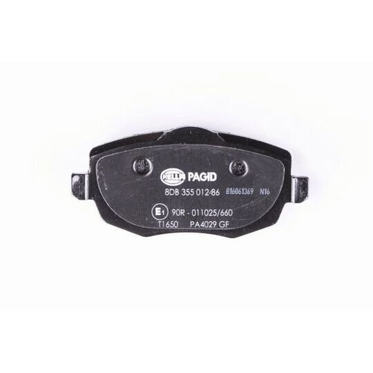 8DB 355 012-851 - Brake Pad Set, disc brake 