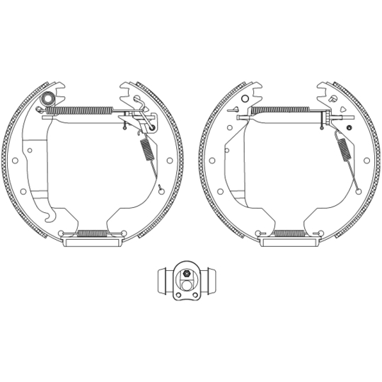 8DB 355 004-301 - Bromsbackar, sats 