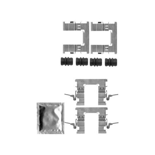 8DZ 355 205-211 - Tarvikesarja, jarrupala 