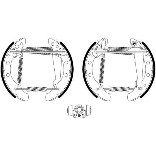 8DB 355 022-771 - Brake Shoe Set 