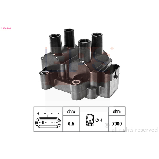 1.970.596 - Ignition coil 