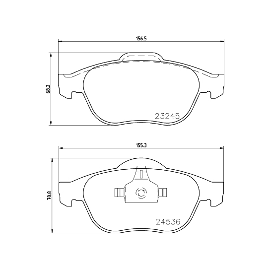 8DB 355 009-101 - Brake Pad Set, disc brake 