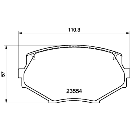 8DB 355 016-861 - Piduriklotsi komplekt,ketaspidur 