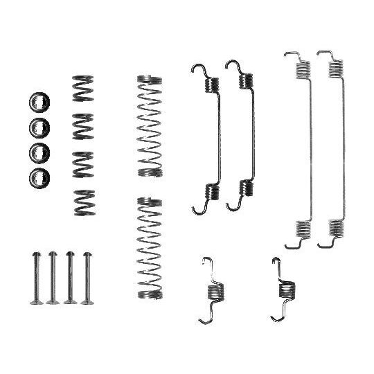 8DZ 355 200-741 - Tarvikesarja, jarrukengät 