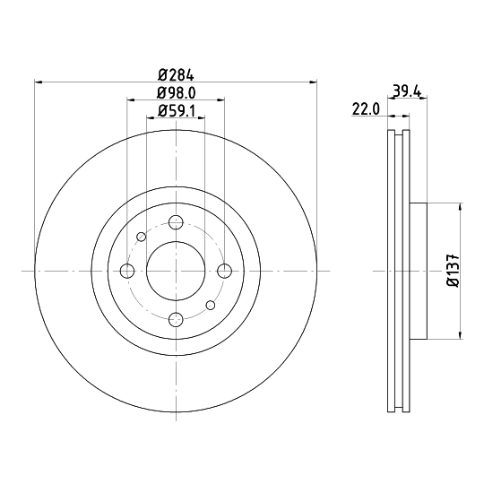 8DD 355 102-531 - Brake Disc 